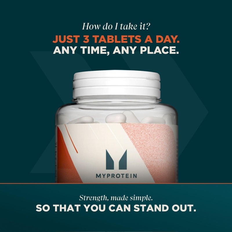 Myprotein Impact Creatine Monohydrate Tablets – High Strength Pure Creatine