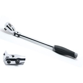 Koken 3/8 (9.5 mm) SQ. Oscillating Ratchet Handle (with lock/resin grip), Total Length 10.4 inches (265 mm) 3774JL
