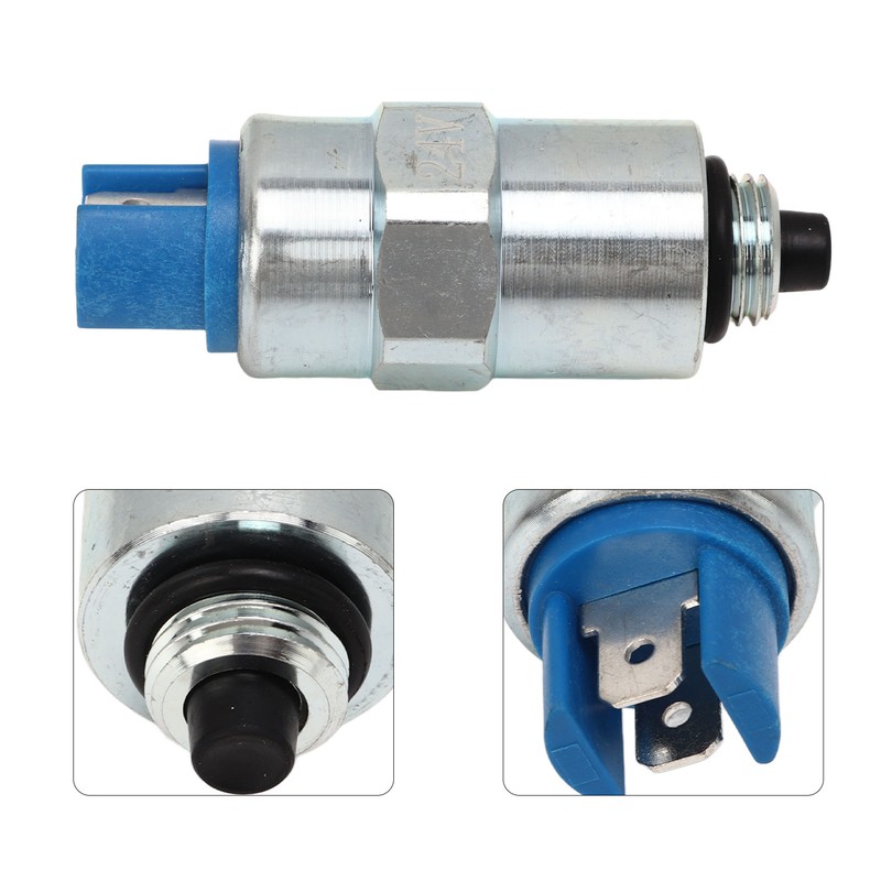 24V Flameout Solenoid Valve Lightweight Rustproof Strong Strength Sensitive Fit