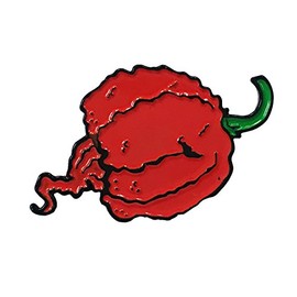 Milk Mug Designs Carolina Reaper Super Hot Pepper Design Enamel Pin