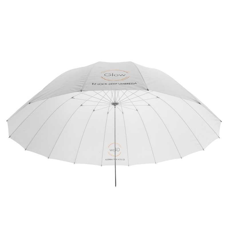 Glow Easy Lock Medium Deep Translucent Fiberglass Umbrella (41")