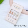 3D Butterfly Press on Nails Medium Almond Fake Nails with