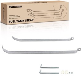 A-Premium Set of 2PCS Fuel Tank Straps Compatible with Ford Custom 300 1959, Fairlane 1959, Galaxie 1959, Sunliner 1959, Victoria 1959, Thunderbird 1957