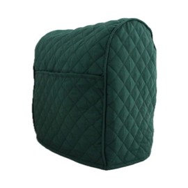 Simple Home Inspirations Quilted Cover Compatible for Kitchenaid Stand Mixer, Lift Bowl, Piped with 2 Pockets (Hunter)