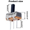 JIQI 5mm/0.2" High Knob Vertical Micro Mini Slide Switchs,3 Pin