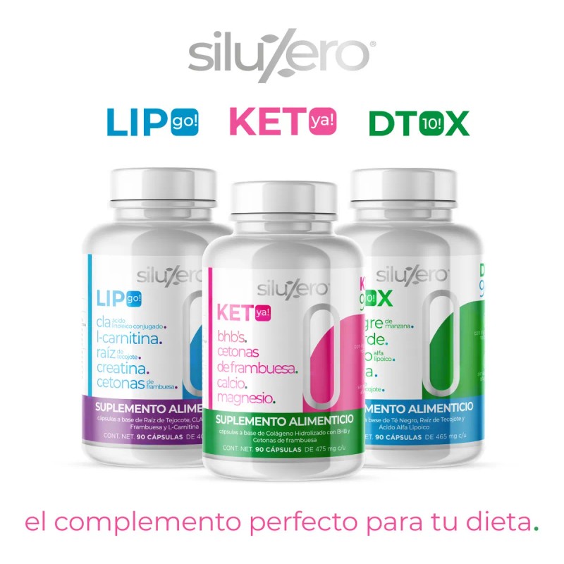 Colgeno Hidrolizado Con Bhb Siluzero Ket Ya 90 Cpsulas Cetonas