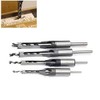Vogueing Tool Square Hole Saw, 4pcs Square Hole Saw HSS
