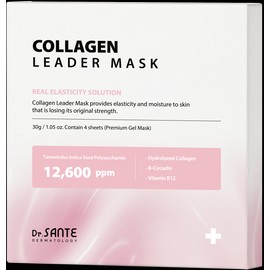 Doctor Sante Dr. Sante Collagen Leader Mask 1 box, 4 sheets, 1 piece / 닥터 상떼 콜라겐 리더 마스크 1BOX 4매, 1개