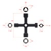 4 Way Multifunction Key, Universal Control Cabinet Key Torque Wrench