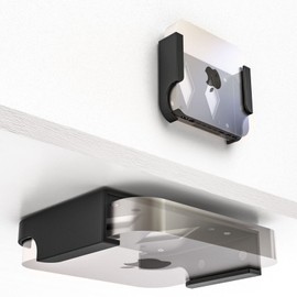 Mobilefox Under-Sink Wall Mount for Mac Mini Black