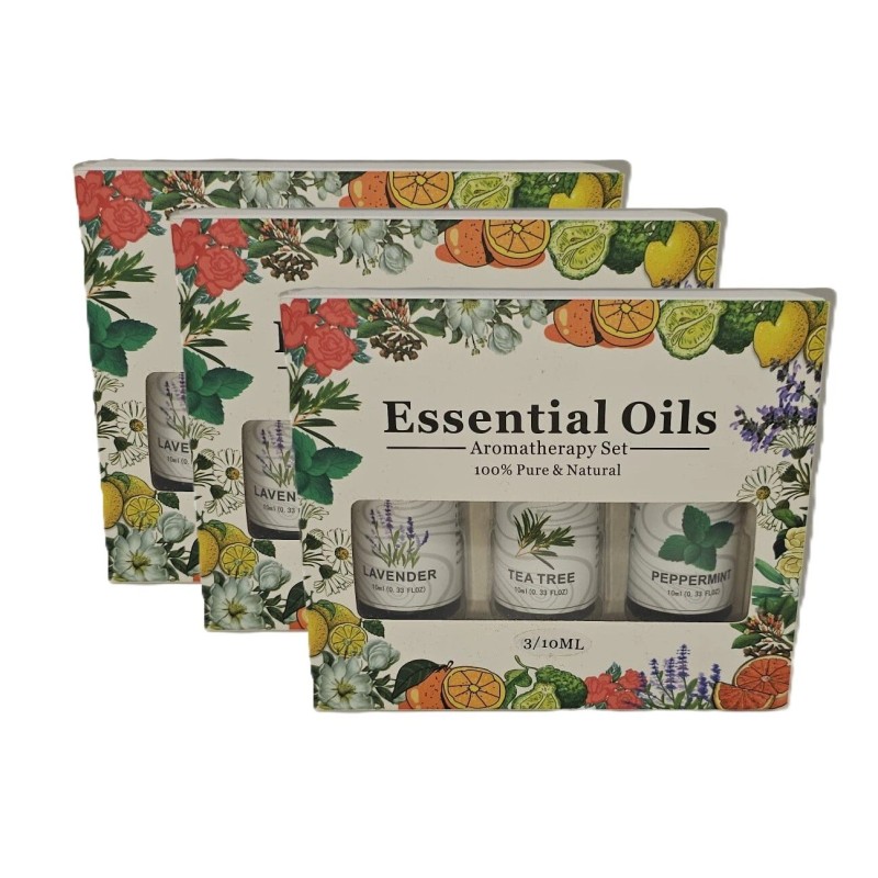 SPAROOM Holistic Pack 100% Pure Essential Oils 3 10mL Bottles