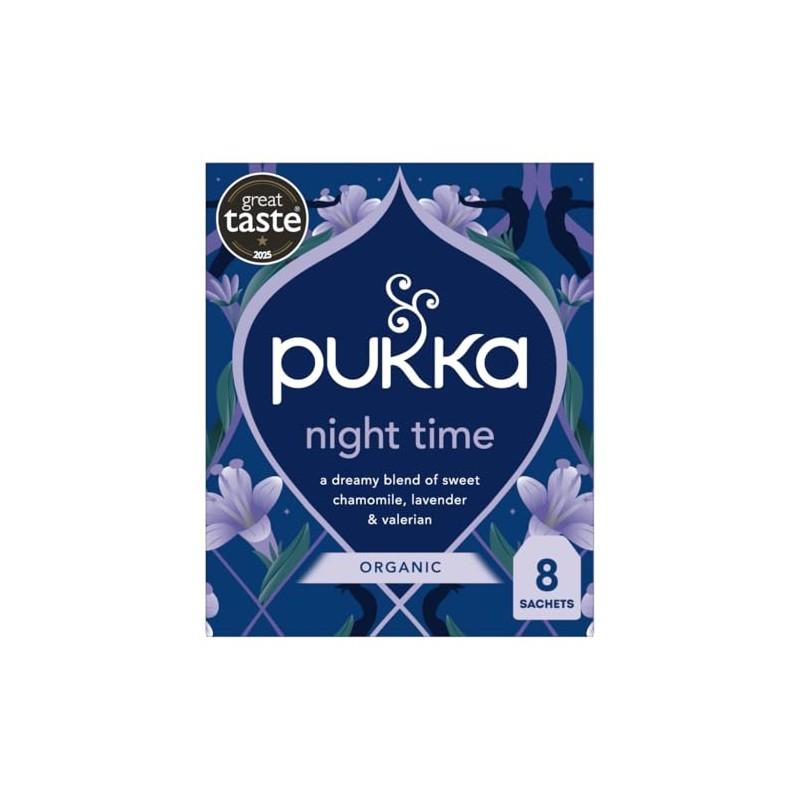 Pukka Night Time Organic Herbal Tea - 8 Biodegradable Tea