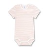 Sanetta Baby Girl Beige Bodysuit Set, White Pebble