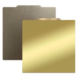 Wefuit Smooth PEI+Textured PEI Spring Steel Build Plate 235x235mm for Ender 3/Adventurer 5M/Neptune 3 Pro/Neptune 4/Ender 3 Pro/Ender 3 V2/Ender 3 S1/Pro/Ender 3 Neo/Ender 3 V2 Neo 3D Printer.