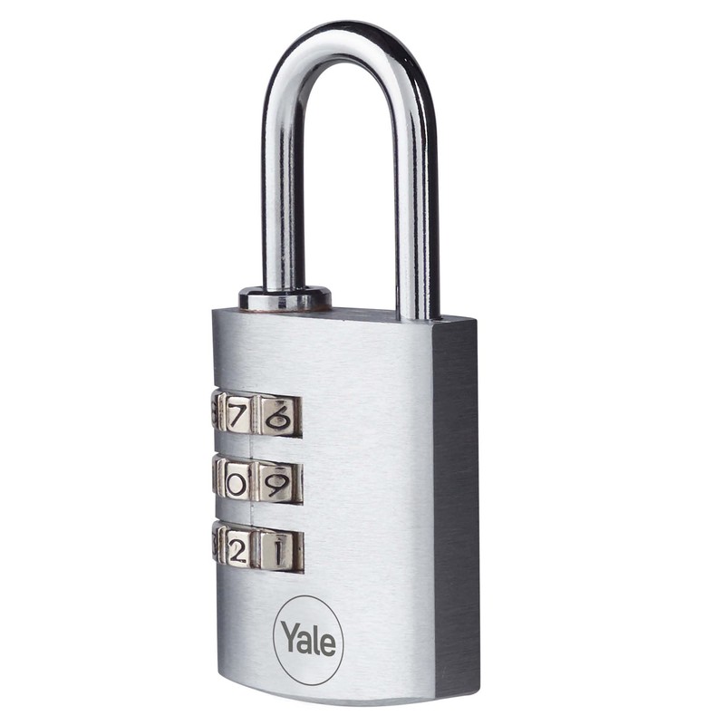 Yale - Y151B/30/125/1 Standardsicherheit 30 -mm -Messing -Kombination Vorhängeschlos