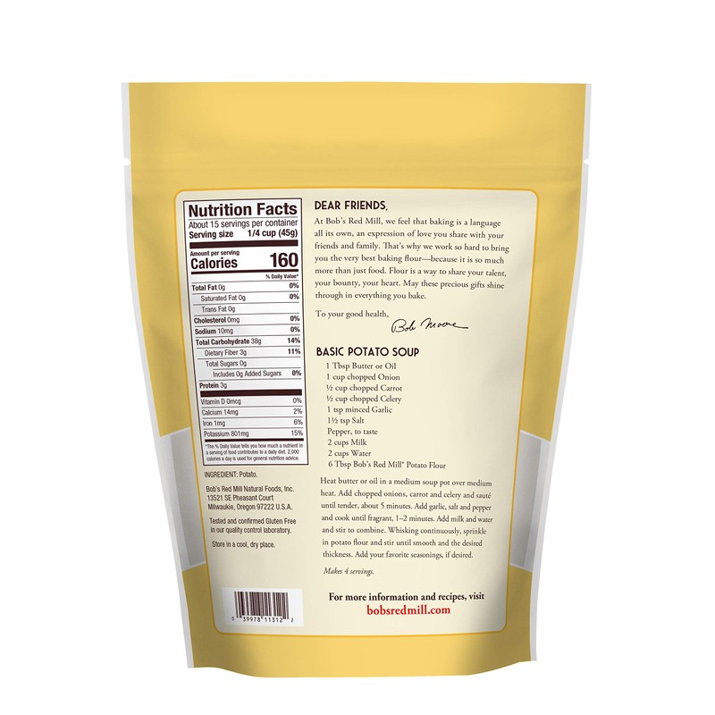 Bob's Red Mill Potato Flour, 24-ounce (Pack of 4)