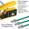 Gaobige rj45 Crimp Tool Kit, Pass Through Cat7 Cat6A Cat6