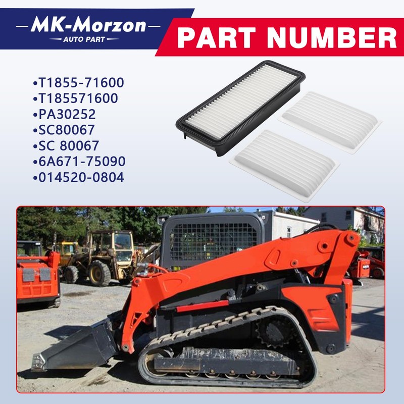 Cabin Air Filters Kit Fit For Kubota Tractor Cabin Replace#