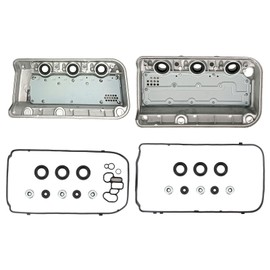 VS50773R for Honda Accord Odyssey Pilot Ridgeline 3.5L Valve Cover Gasket & 15825-P8A-A01 Oil Filter Adapter Gasket,Acura MDX RDX RL TL TSX ZDX Accord Crosstour 3.5 3.7L V6 12030RJA000,VS50559,0361848