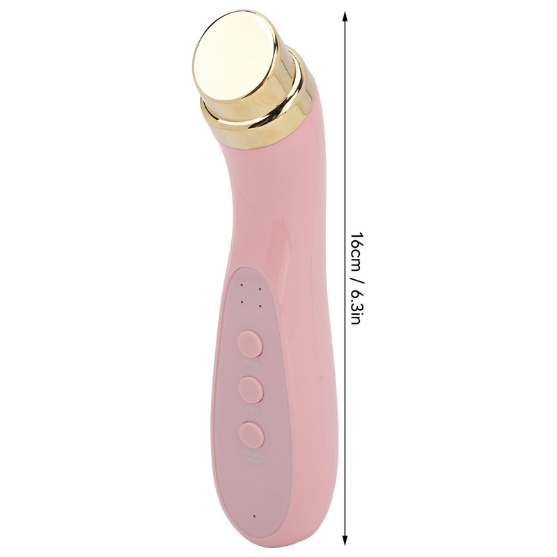 Facial Beauty Massager Hot Compress Vibration EMS Microcurrent Skin Tightening
