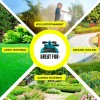 Segomo Tools 360 Degree Automatic Rotating Garden Lawn Water Sprinkler