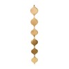 Deco 79 Metal Room Wall Mirror Slim Stacked Chain 6