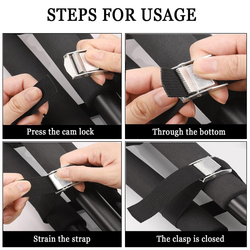 Pack of 10 Bicycle Tie Down Straps 1 m Tie
