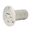 Marine Boat Deck Filler with Keyless Cap Stainless Steel Mirror