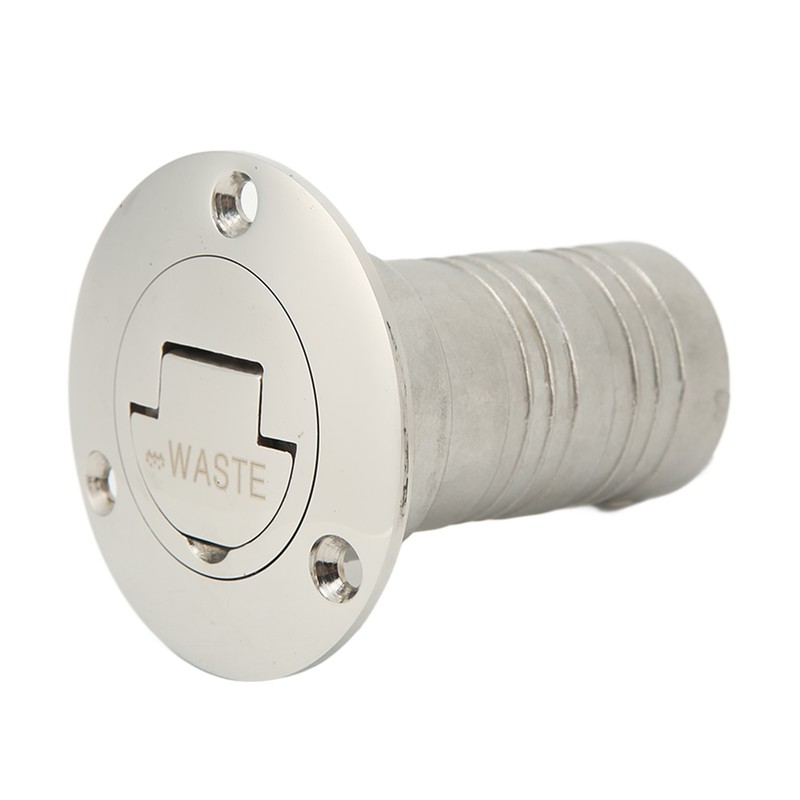 Marine Boat Deck Filler with Keyless Cap Stainless Steel Mirror
