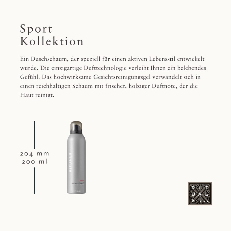 RITUALS Foaming Shower Gel from The Sport Collection 200 ml