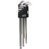 SK11 SLBW09EL Ball Point Hex Wrench Set, 9 Pieces, Tilt