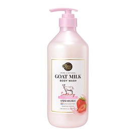 SHOWERMATE Goat Milk Body Wash Strawberry 27 fl oz / 800 ml (1 Pack)