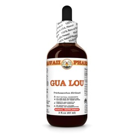 Gua Lou (Trichosanthes Kirilowii) Dry Fruit Tincture, Made in Hawaii, All Natural, Vegan, Pure Liquid Extract - 2 fl.oz