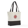 CafePress Sock Monkey 12 Months Milestone Canvas Tote Top Zipper