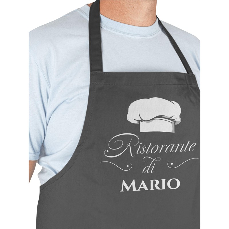 Geschenk mit Namen personalisiert by Shirtracer - Apron - Pizza