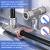 Bwintech 2 x 6 mm 3-way T-piece with plug-in connection,
