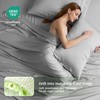 Amélie Home 100% Tencel Lyocell Sheet Set Queen Size 4
