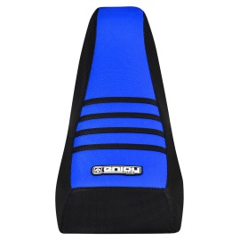 Honda Fourtrax TRX 70 Gripper Seat Cover 1986 - 1987 BLACK-TM BLUE-BLACK #279