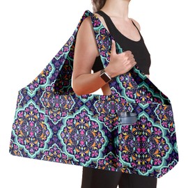 Feijiati Women Yoga Mat Bag – Versatile Yoga Bag with Mat Straps & Storage Pockets, Holds Yoga & Pilates Mats, Lightweight & Durable