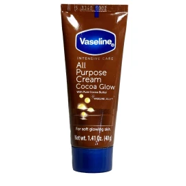 Vaseline Intensive Care All Purpose Cream Cocoa Glow 1.41oz 40g -For Soft Glow