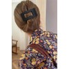pinzas para el cabello planas medianas para mujer, pinzas rectangulares