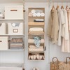 StorageWorks 6-Shelf Hanging Closet Organizers, Two 3-Shelf Separable Closet Hanging