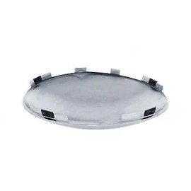 United Pacific Chrome Universal Notched Front Hub Cap - 7/16" Lip