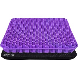 Plus Size Gel Seat Cushion for Long Sitting, Extra Large and Thick Seat Cushi...