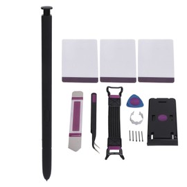 Phone Stylus Pen with Tips Phone Stand Anti Slip Strap High Sensitivity Stylus Pen for Galaxy S23 Ultra 5G Phone Black