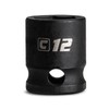 Capri Tools 12 mm Stubby Impact Socket, 3/8 in. Drive,