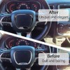 VANEST Central Control Steering Button Frame Trim Compatible with Dodge
