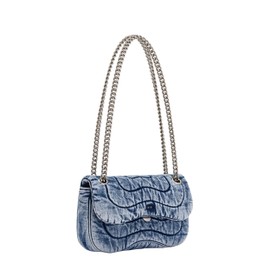 JW PEI Women's Tina Quilted Chain Crossbody - Denim Blue
