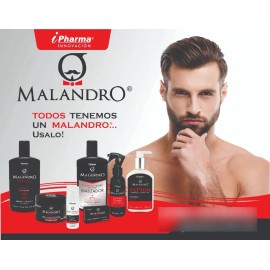 Malandro Shampoo Premium 450 Ml Bergamota, Romero.                                                                                                    