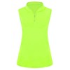 Viracy Womens Sleeveless Workout Tops, Golf Shirts 1/4 Zipper Stand